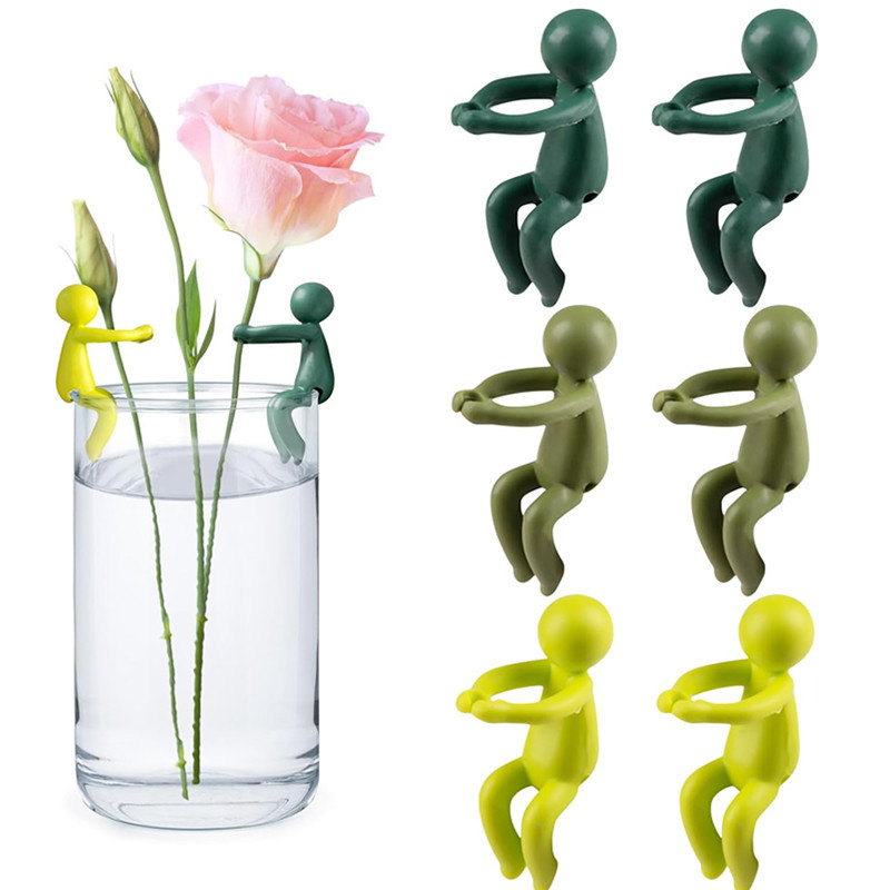 Home Office Word - 水耕栽培植物固定用置物オーナメント、直立型植物サポート装飾、オフィスデスクフラワーアレンジメント、ホームテーブルトップアクセサリー
