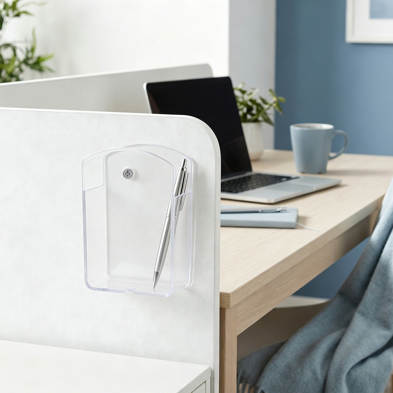 Home Office Box - リモコンホルダー 壁掛け 3.9x2.5x1.2インチ プラスチック製 テレビ エアコン