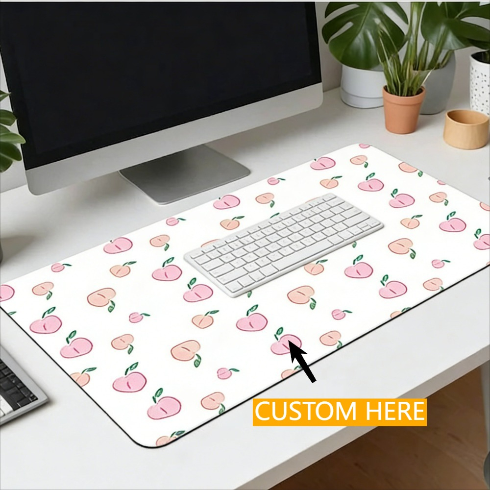 Home Office Laptop - 写真付きカスタムマウスパッド1枚 - ノートパソコン用のパーソナライズされたデスクマット、オフィス、ゲーム、ギフトに最適。 家の装飾に最適