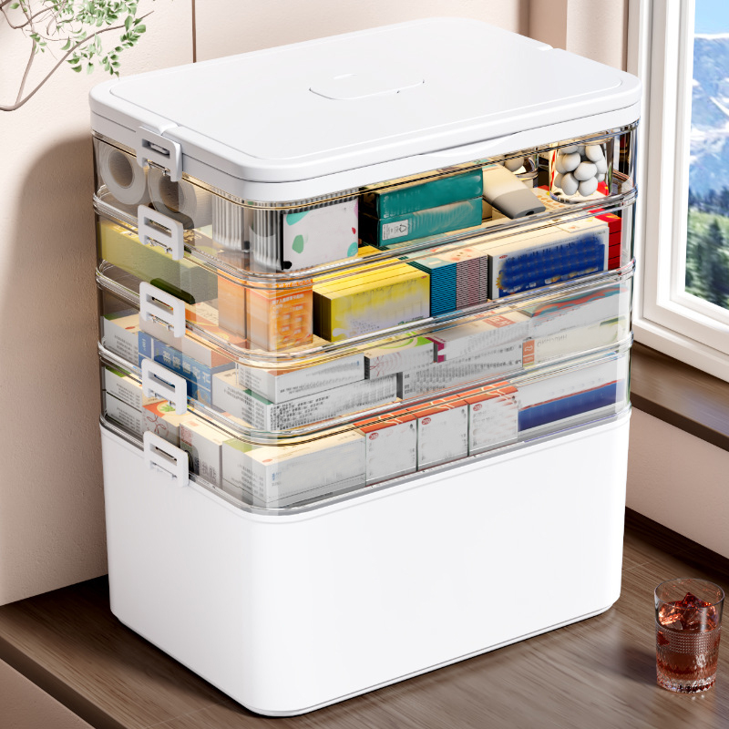 多機能多層収納ボックス、ハンドル付き、大/特大サイズ - 文 - Home Office Box のレビューと価格