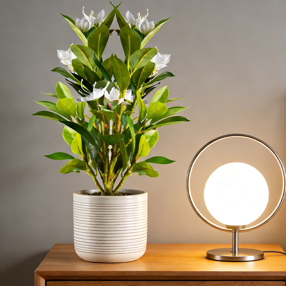 21～40cmの人工アジレアの花、偽のフィカスの木、人工マグ - Home Office Word のレビューと価格