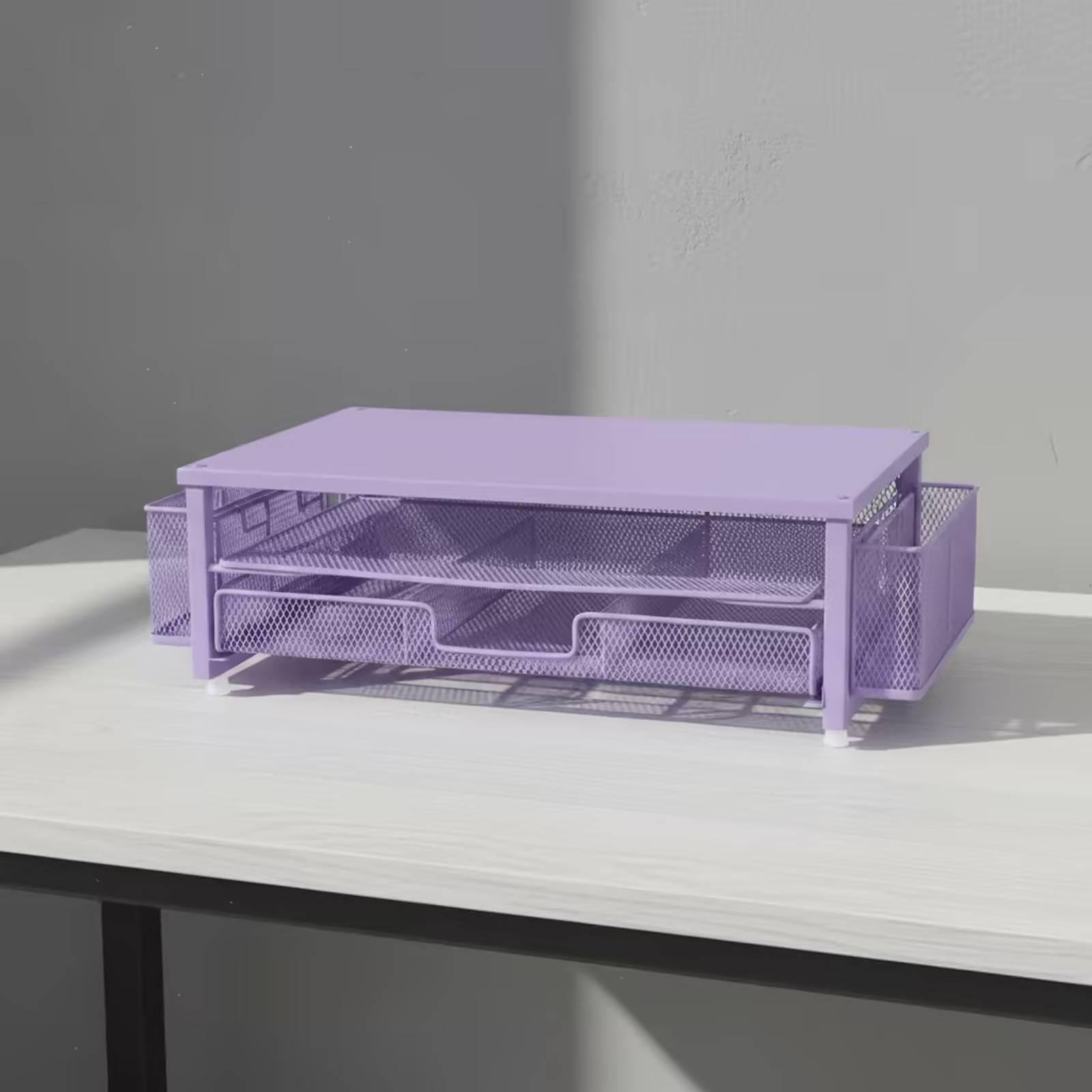 モニタースタンド ライザーオーガナイザー メッシュディスプレ - Monitor Riser Stand のレビューと価格