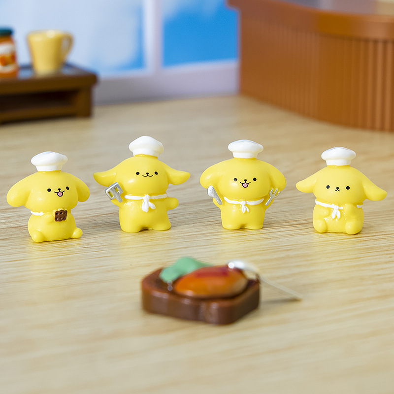 6 ピース/セットかわいいミニチュア樹脂犬の置物ホームデスク - Home Office Freelancer のレビューと価格