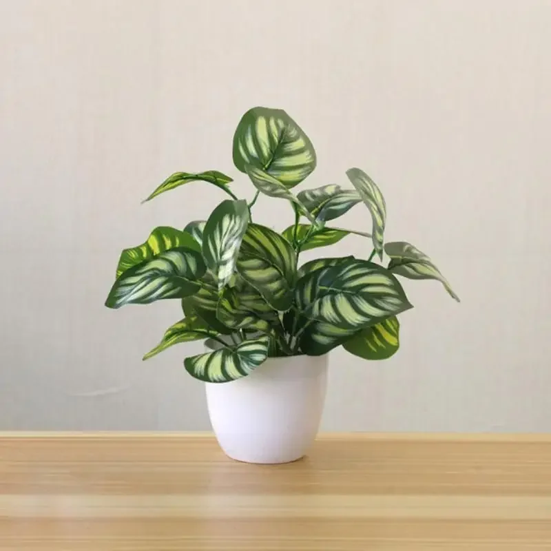 人工植物盆栽偽植物家の装飾アクセサリー植物植木鉢オフィス装飾 - Home Office Word のレビューと価格